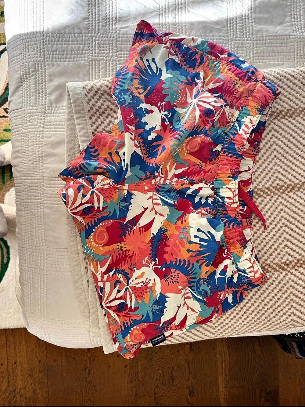 Patagonia Baggies Shorts Floral High Waist Shorts Multicolor Medium